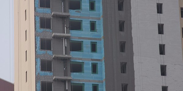外墻保溫維修|通州合生摩爾公館小區外墻保溫脫落